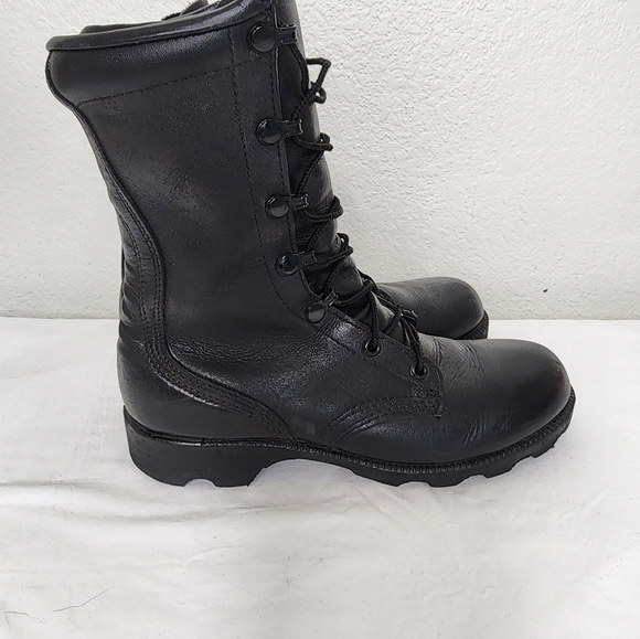 Altama Combat Jungle Black Leather Goth Boots Size 5R main image 9